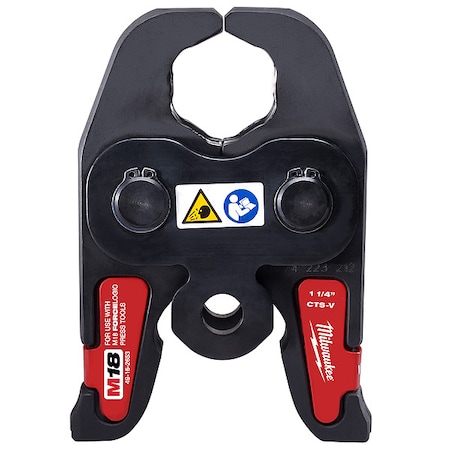 Milwaukee Tool 1-1/4" CTS-V Press Jaw for M18 FORCELOGIC Press Tools 49-16-2653