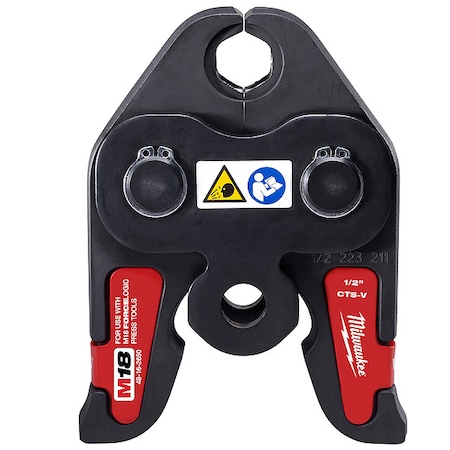 Milwaukee Tool 1/2" CTS-V Press Jaw for M18 FORCELOGIC Press Tools 49-16-2650