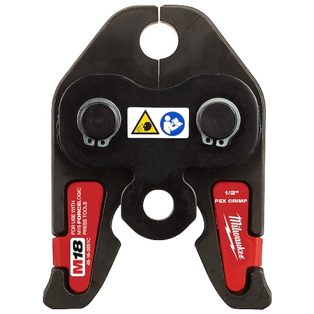 Milwaukee Tool M18 FORCE LOGIC PEX Crimp Jaw, For 1/2 in PEX Pipe, 18 V 49-16-2651C