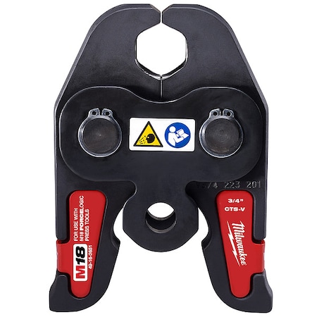 Milwaukee Tool 3/4" CTS-V Press Jaw for M18 FORCELOGIC Press Tools 49-16-2651