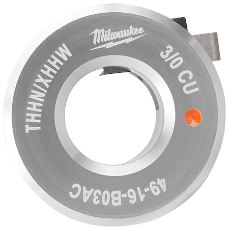 Milwaukee Tool 3/0 AWG Copper THHN / XHHW Bushing for M12 and M18 Cable Strippers 49-16-B03AC