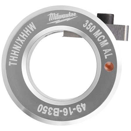 Milwaukee Tool 350 MCM Aluminum THHN / XHHW Bushing for M12 and M18 Cable Strippers 49-16-B350