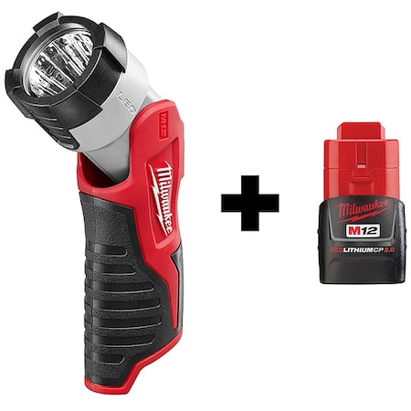 Milwaukee Tool M12 Work Light, M12 CP2.0 Battery 49-24-0146, 48-11-2420