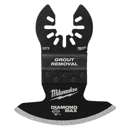 Milwaukee Tool OPEN-LOK DIAMOND MAX Grout Removal Oscillating Multi-Tool Blade 49-25-2272