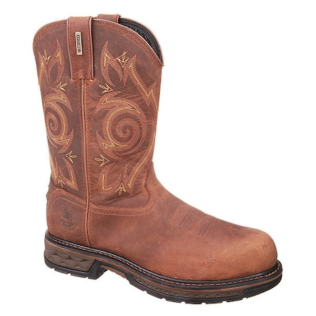 GEORGIA BOOT Size 11 Men's Western Boot Composite Work Boot, Brown GB00239