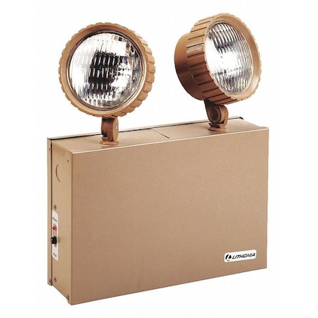 Lithonia Lighting Emergency Light, 120/277V, 12.0W, Halogen ELT24 H1206