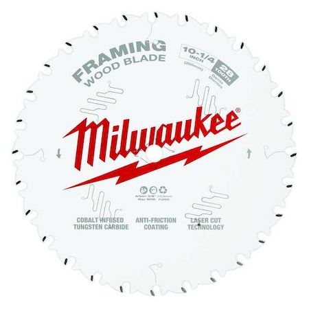 Milwaukee Tool 10-1/4" 28T Framing Circular Saw Blade 48-40-1038