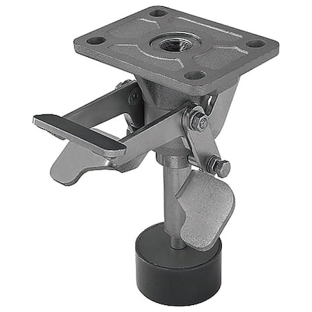 Zoro Select Floor Lock, 8" H, 15/16" Tube Size FF 160