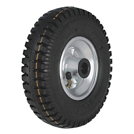 Zoro Select Pneumatic Wheel, Black, 2-9/16" Wheel W P 220/20-75R
