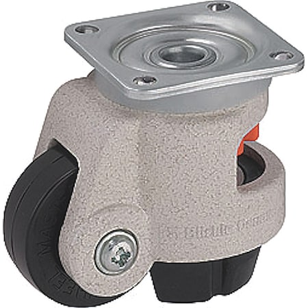 Zoro Select Leveling Caster, 1-3/4" Wheel dia. HRP-POA 45G