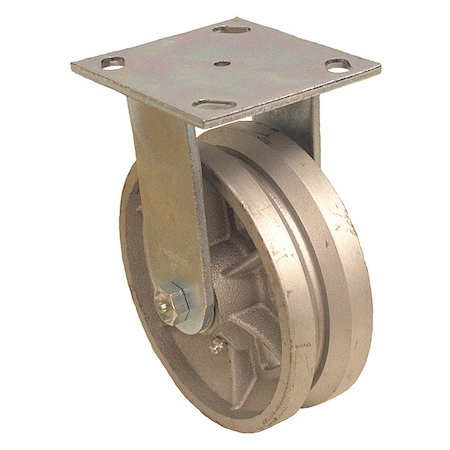 Zoro Select Plate Caster, 1000 lb. Load Rating P21R-C060R-14-VG1