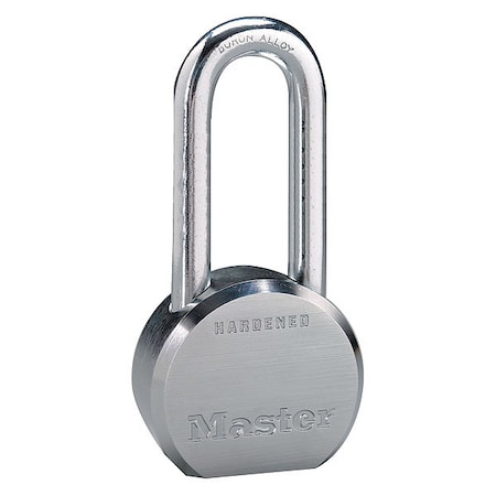Master Lock Padlock, Keyed Alike, Standard Shackle, Round Steel Body, Boron Shackle, 7/8 in W 6230KALHW600A
