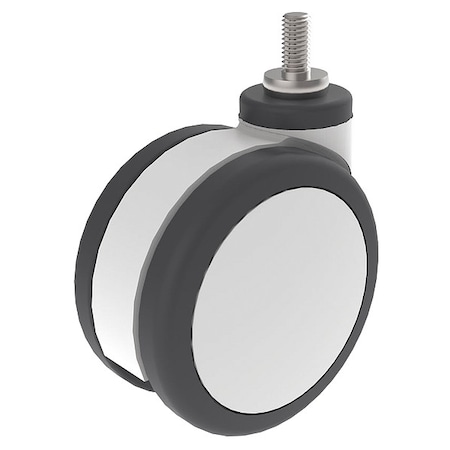 Zoro Select Stem Caster, Load Rating 220 lb., 5-1/8" H P18S-UP100K-ST8