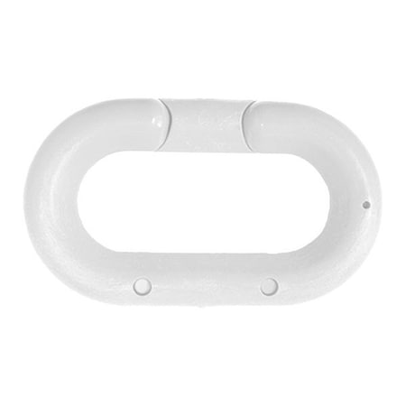 MR. CHAIN Chain Link, White, 2" Size, Plastic 50701-10