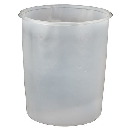 Zoro Select Pail Liner, Natural, 5 gal, HDPE, PK100 G1116-PL