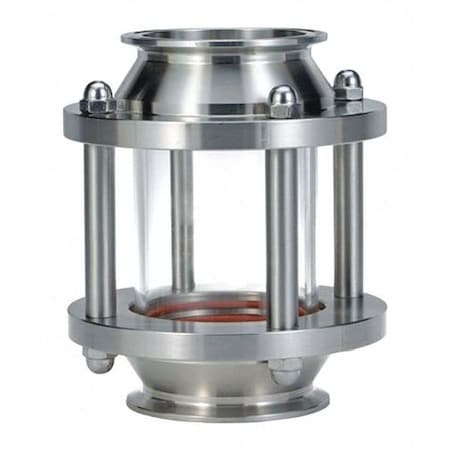 Archon Industries Sight Flow Indicator, 5-1/2" L, 2" Pipe AKGCL20-C06A0A