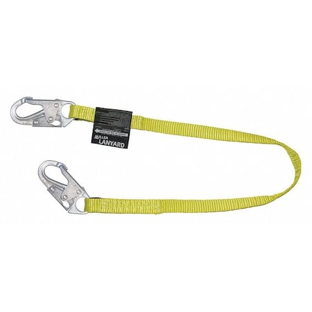 Honeywell Miller Positioning/Restraint Lanyard, 3 ft. Length, Snap Hook, Steel, 1 Leg(s), 310 lb. Weight Capacity 213WLS-Z7/3FTYL