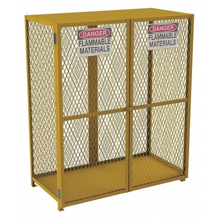 Condor Gas Cylinder Cabinet, 71-3/4" Hx50" W EGCVC18-SC-50-CONDOR