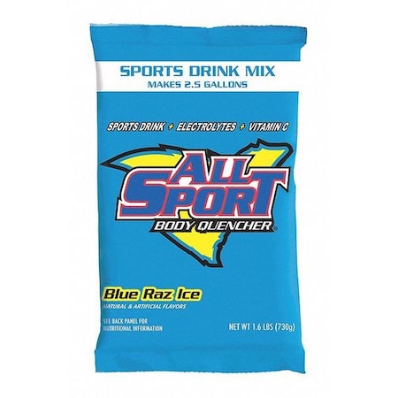 All Sport Sports Drink Mix, Blue Raz Flavor 10125067