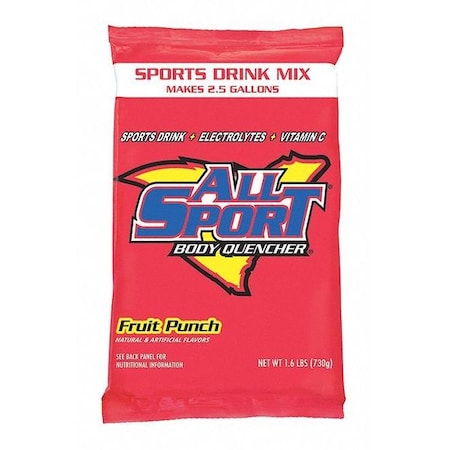 All Sport Sports Drink Mix, Fruit Punch Flavor 10125069