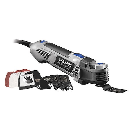 Dremel Oscillating Tool Kit, 120 V AC, Corded, 3.2  Degrees Oscillation Angle, Multi-Max Series MM50-01