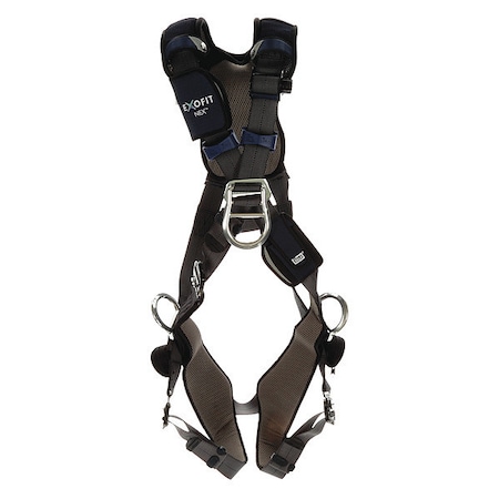 3M Dbi-Sala ExoFit NEX(TM) Plus Comfort Full Body Harness, M, 420 lb., Not Applicable Chest/ 1140200