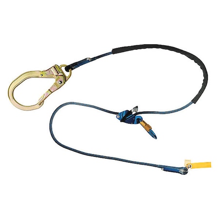 3M Dbi-Sala Trigger X Adjustable Positioning Lanyard, 8 ft. Length, Carabiner, Steel, 1 Leg(s) 1234084