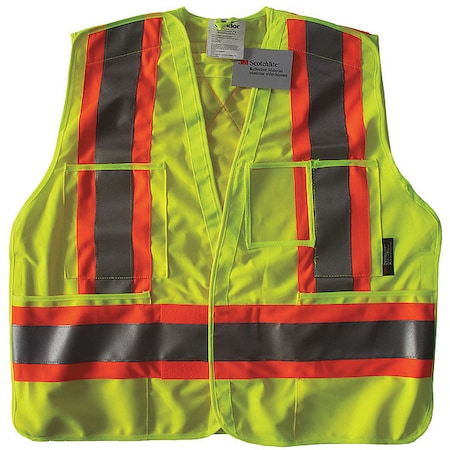 Condor Safety Vest, Yellow/Green, S/M, Polyester 491T10