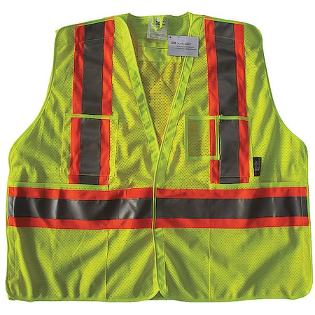 Condor Safety Vest, Yellow/Green, 2XL/3XL 491T18