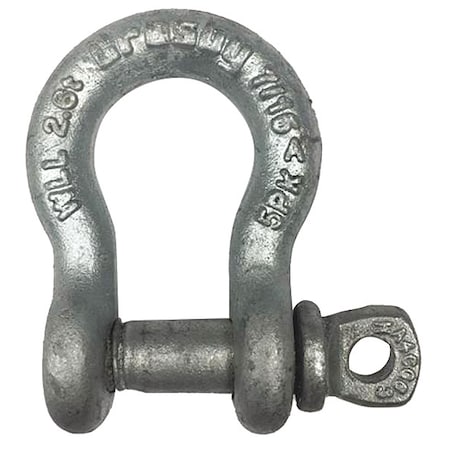 Crosby Anchor Shackle, 7/16" Body Sz, Painted 1017472