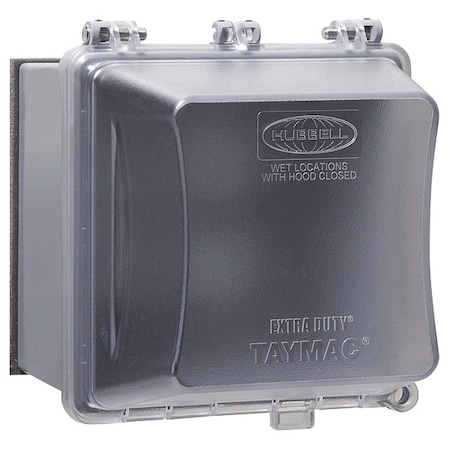 Taymac 2 -Gang Vertical Weatherproof Cover, , Polycarbonate MM7420C