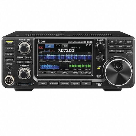 Icom Mobile Two Way Radio, UHF Band, Black 7300 02