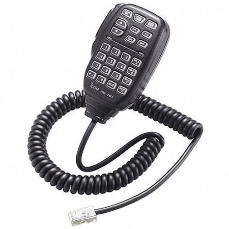 Icom Speaker Microphone, 2" L x 3-1/4" W HM207