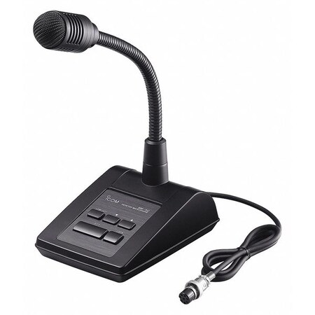 Icom Microphone, 10-5/8" L x 7-1/2" W SM50