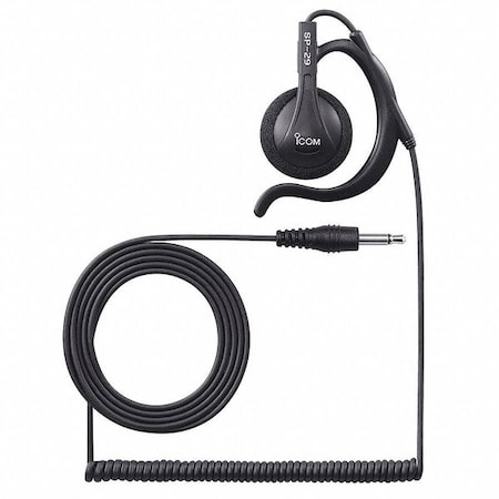 Icom Ear Loop Earpiece, Black, 45" Cord Length SP29