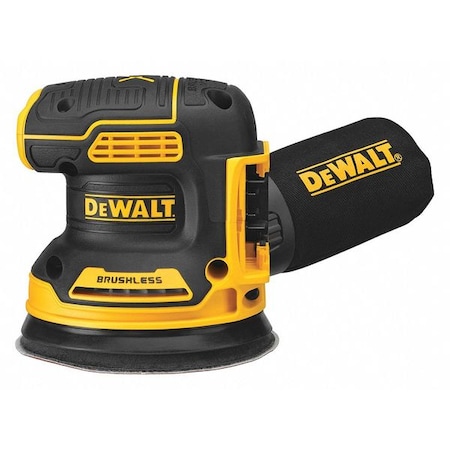 Dewalt 20V MAX* XR(R) 5 in. Brushless Cordless Variable-Speed Random Orbital Sander (Tool Only) DCW210B