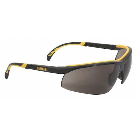 Dewalt DPG55 DC, Safety Glasses, Anti-Scratch, Smoke Lens, Black Frame, Half-Frame DPG55-2D