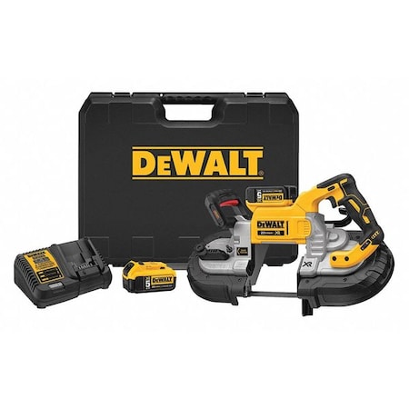 Dewalt Portable Band Saw, 20V DC, 44 7/8 in Blade Length DCS376P2