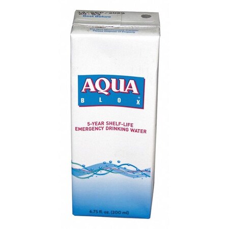 AQUA BLOX Emergency Drinking Water, 6.75 oz., PK32 73111