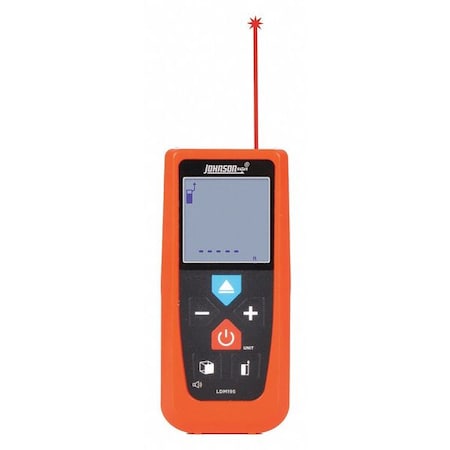 Johnson Level & Tool Laser Distance Meter, Indoor, 196 ft. LDM195