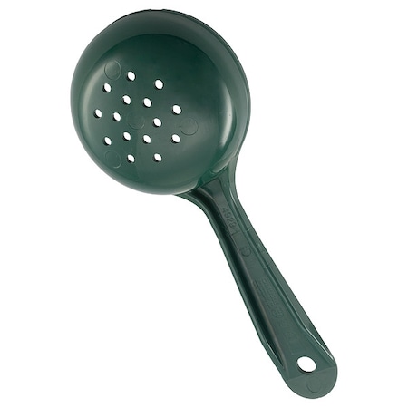 Carlisle Foodservice Perforated Short Handle, 4 oz., Grn, PK12 492908