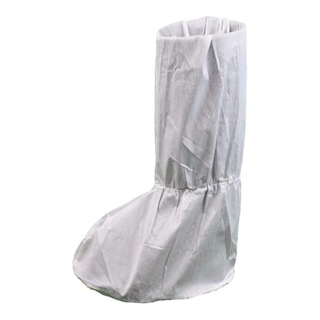 Keystone Safety Disposable Boot Covers, Polypropylene, White, Slip Resistant Sole: No , L BC-NWPI