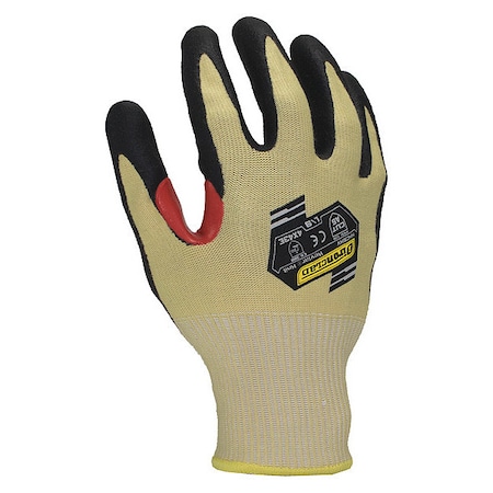 Ironclad Performance Wear Cut-Resistant Coated Gloves, Cut Level A5 , Dipped , Foam Nitrile , Smooth , L 1 PR KKC5KV-04-L