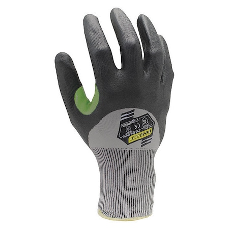 Ironclad Performance Wear Cut Resistant Coated Gloves, Cut Level A2 , Dipped , Foam Nitrile , Smooth , L 1 PR KKC2FN-04-L