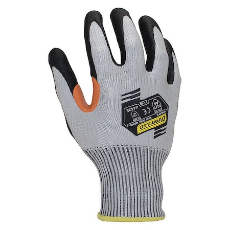 Ironclad Performance Wear Cut-Resistant Coated Gloves, Cut Level A4 , Dipped , Foam Nitrile , Smooth , L 1 PR KKC4FN-04-L