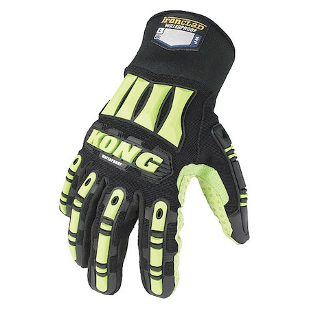 Ironclad Performance Wear Impact Resistant Gloves, 2XL, Blk/Grn, PR SDX2W-06-XXL