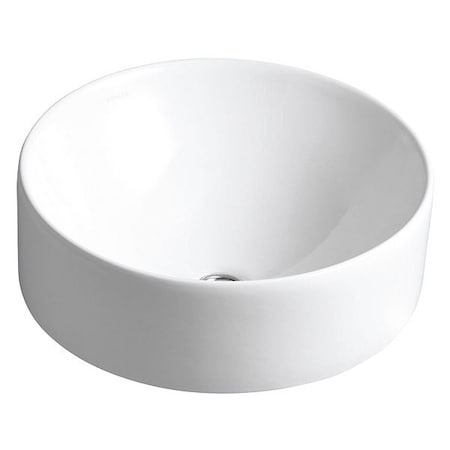 Kohler Bathroom Sink, 16.5"x16.5"x8", White K-14800-0