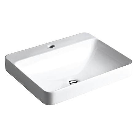 Kohler Bathroom Sink, 23"x18.125"x6.875", White K-2660-1-0