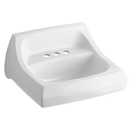 Kohler Laboratory Sink, 16" x 10" Bowl, Porcelain K-2005-0