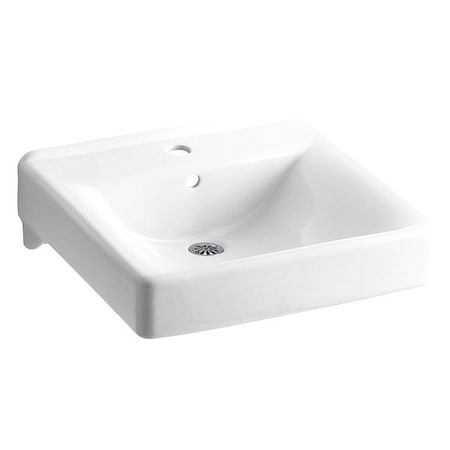 Kohler Bathroom Sink, 20"x18"x7.5", White K-2084-0